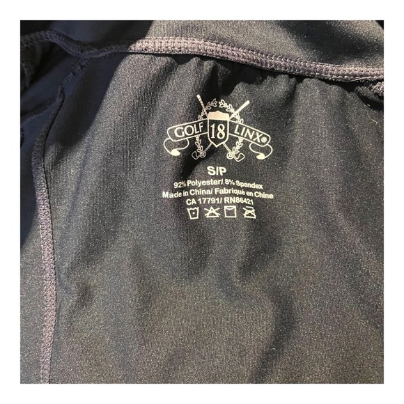 Navy Blue Stretch Zip Up Activewear Jacket - Picture 7 of 8